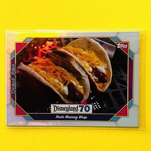 2025 Topps Disneyland 70th #110 Ronto Morning Wrap Rainbow Foil SP